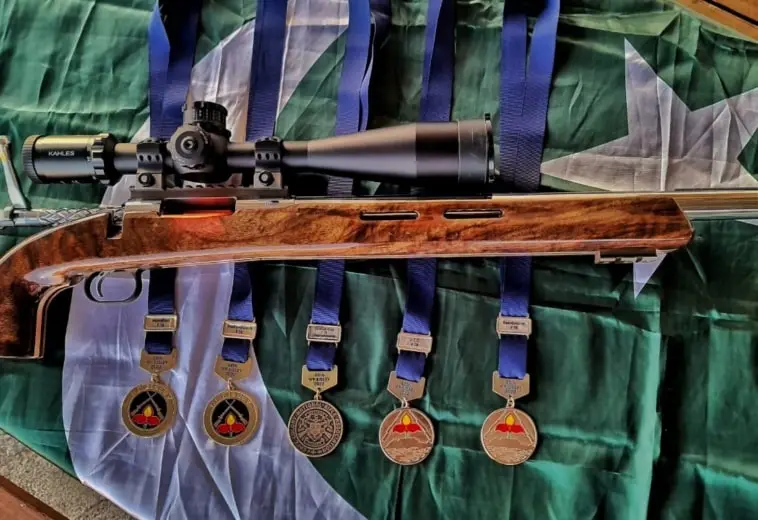 sniper with medals